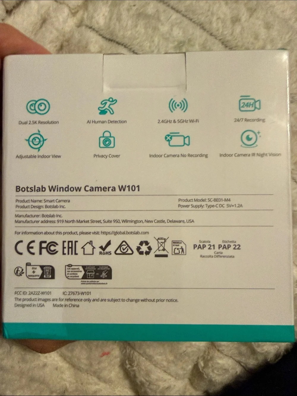 Botslab window camera